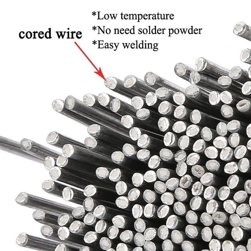 Aluminum Welding Rod Low Temp Flux-Cored Repair Alloy Fix Easy Brazing 20/40PCS gallery