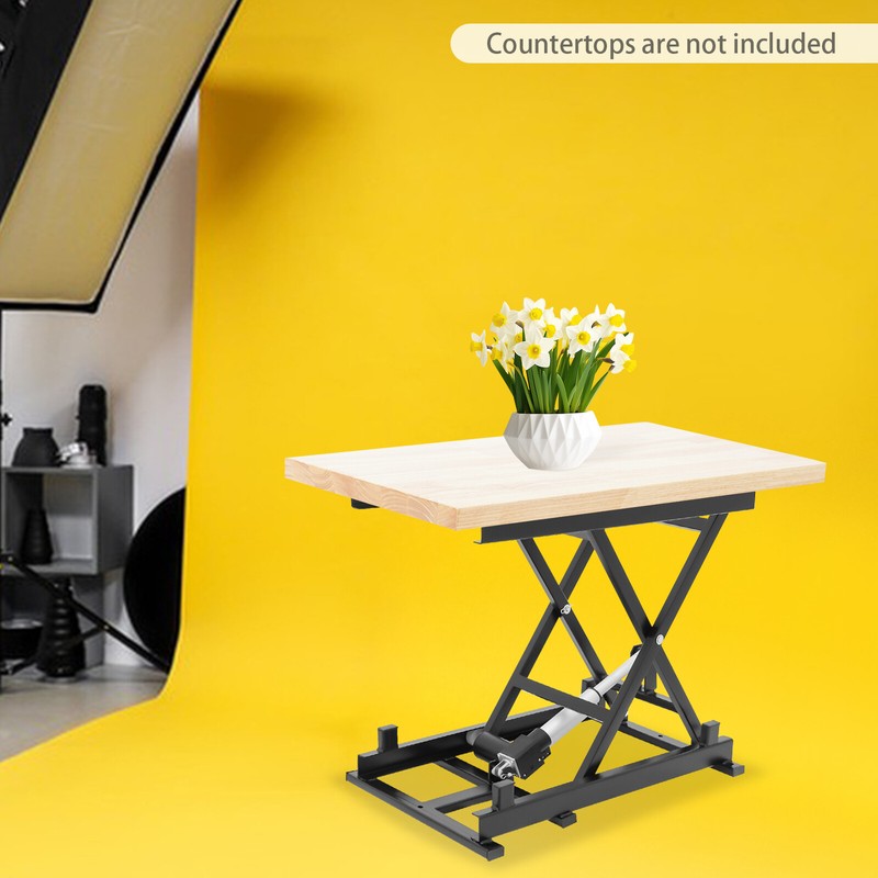 350LB Electric Scissor Lift Table with Remote Control, Adjustable Height gallery