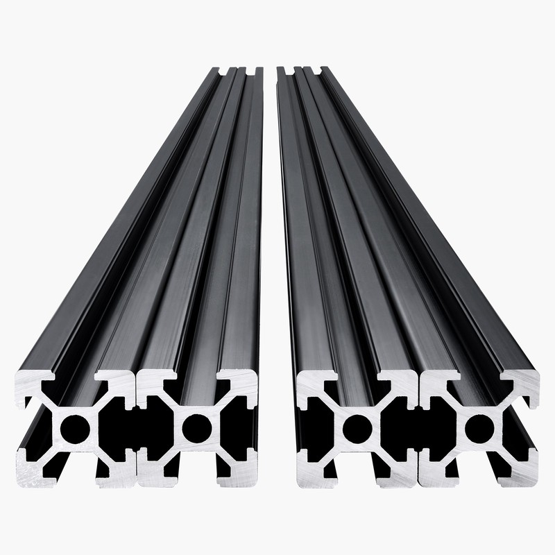 4PCS 47.2 in (1200mm) T Slot 2020 Aluminum Extrusion Anodized Linear Rail gallery