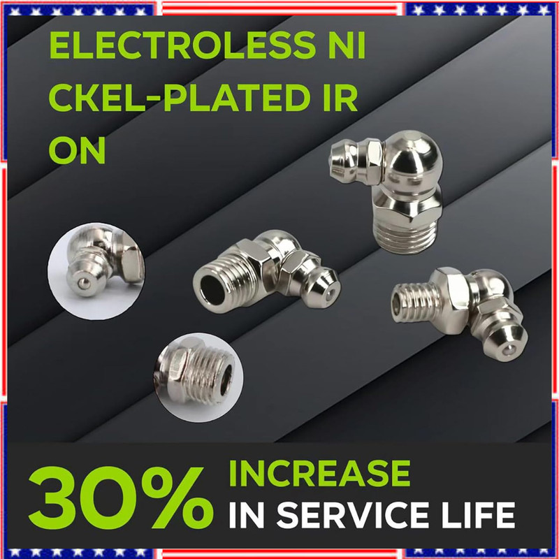 Grease Fittings 20 PCS SAE & Metric Assortment Hydraulic kit gallery