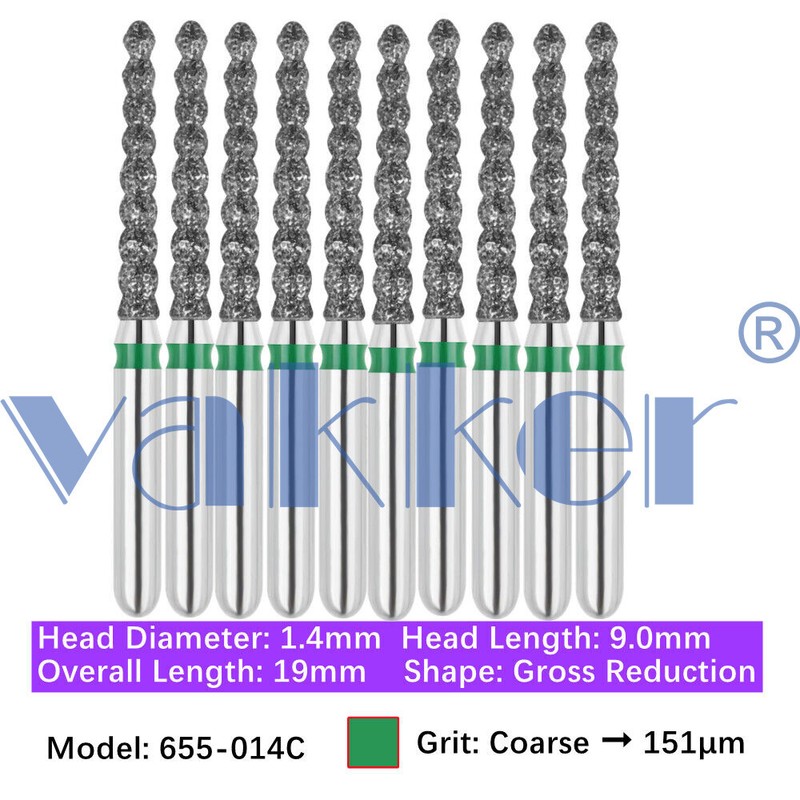 10 Burs Diamond Burs FG Interproximal Gross Reduction Super Fine Medium Coarse gallery