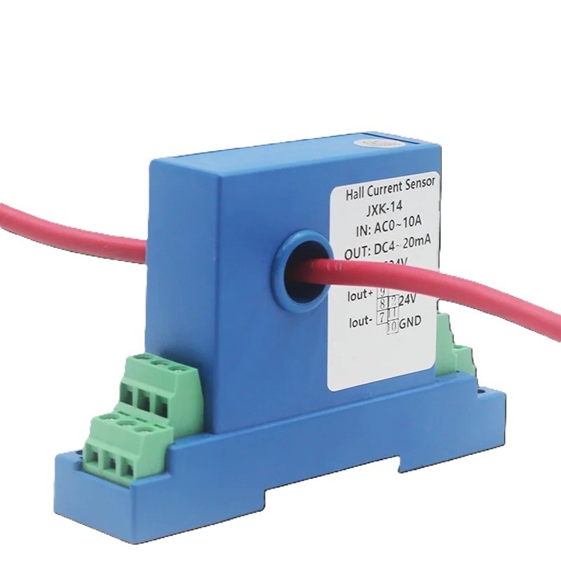 DC Current Transmitter 0-150A 8mm 12mm Hall Sensor 4-20mA 0-10V RS485 Output