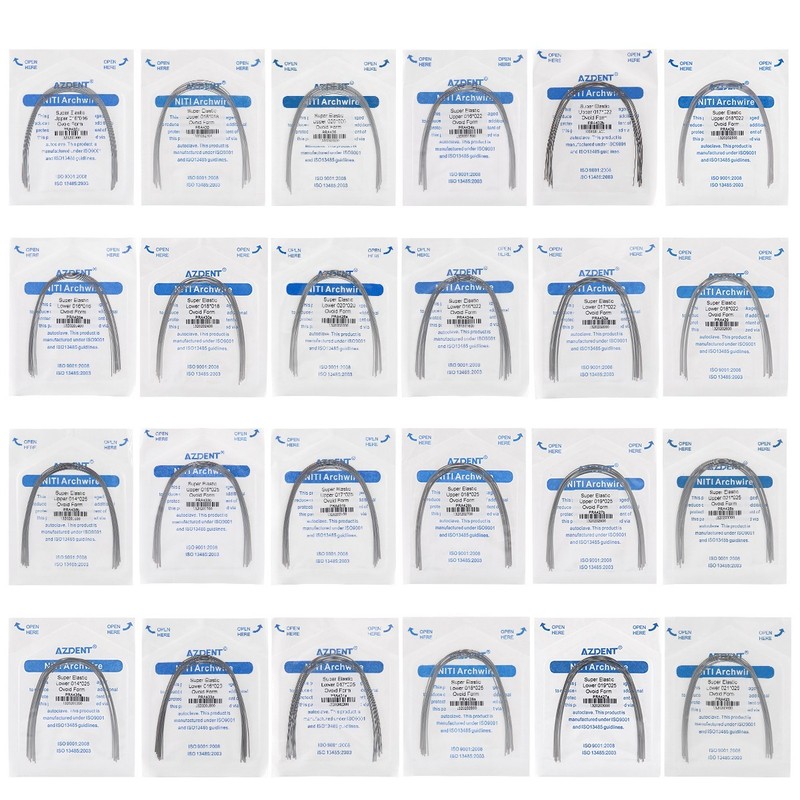 AZDENT Dental Orthodontic Stainless Steel Rectangular Arch Wires Natural Form gallery