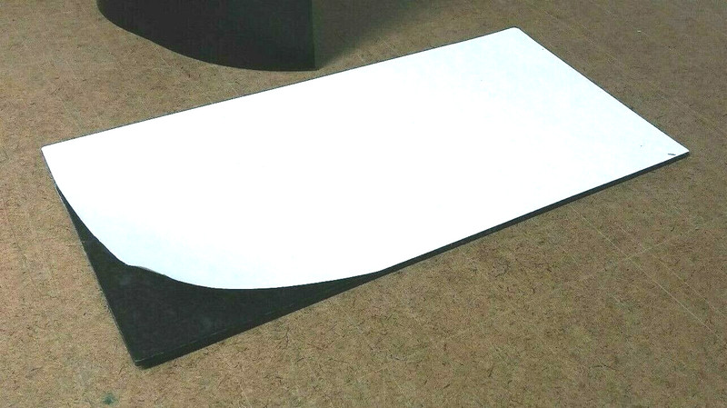 Neoprene Rubber Solid Sheet w/ Peel-Back Adhesive 1/8″Thick x 6″ x 12″ Pad