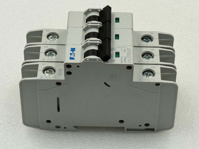 Eaton FAZ-D10/3-RT Moeller Series 3 Phase Circuit Breaker New in Box Surplus gallery