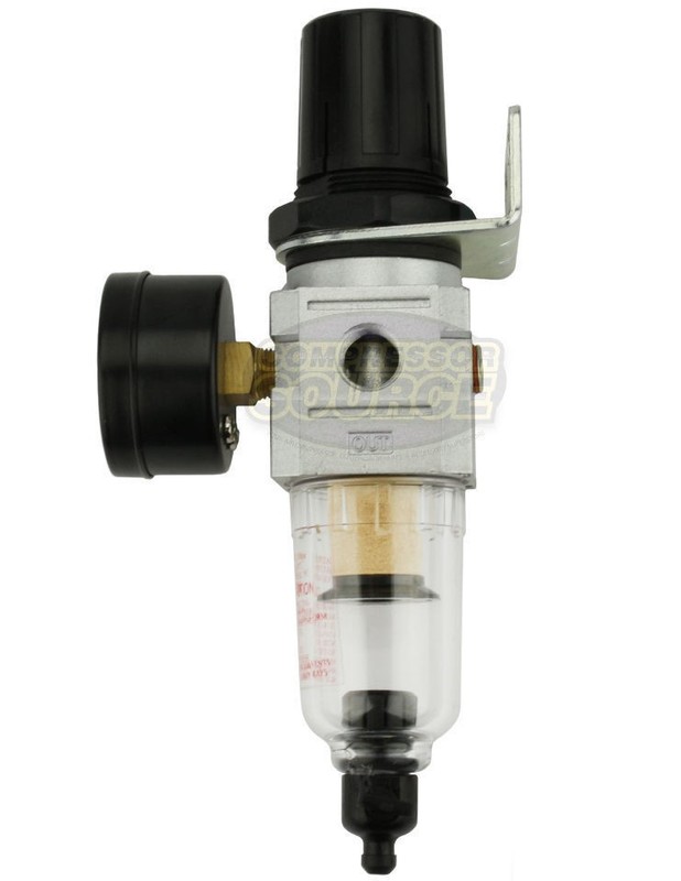 1/4" Air Compressor Regulator & Filter In Line Combo w/ Gauge Compressed Air New gallery