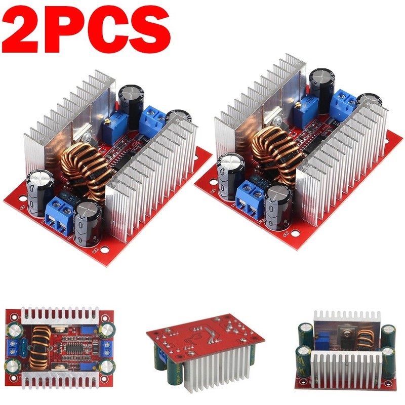 2Pack 400W DC-DC Step Up Boost Buck Voltage Converter Power Supply Module 15A