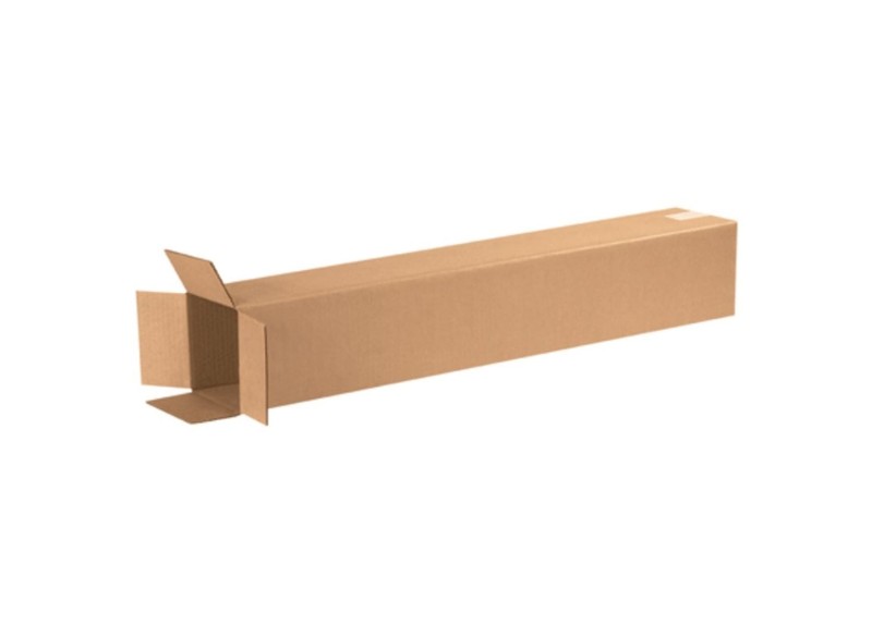 25-100 Pack 6x6x36 Shipping Packing Box Corrugated Kraft Cardboard Carton Mailer