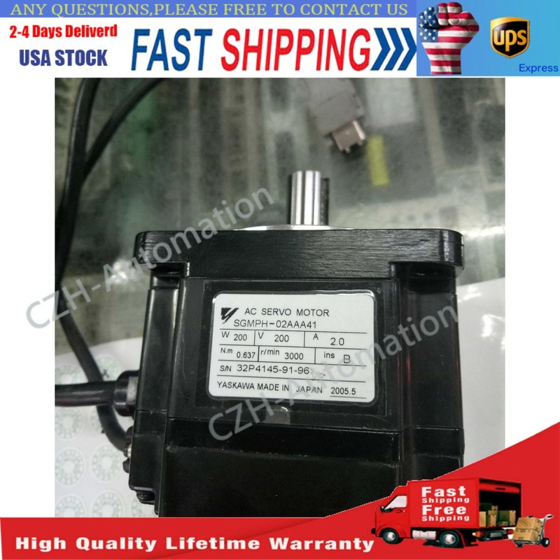 One new yaskawa SERVO MOTOR SGMPH-02AAA41 DHL SHIP