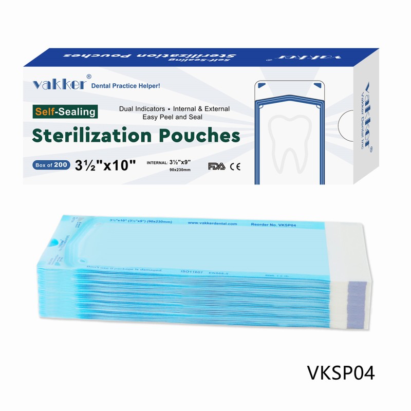 200pcs 3.5" x 10" Self Sealing Sterilization Pouches Autoclave, Sterilizer Bag gallery