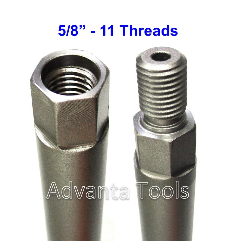 12” Core Drill Bit Extension 5/8” - 11 Male to 5/8” - 11 Female gallery