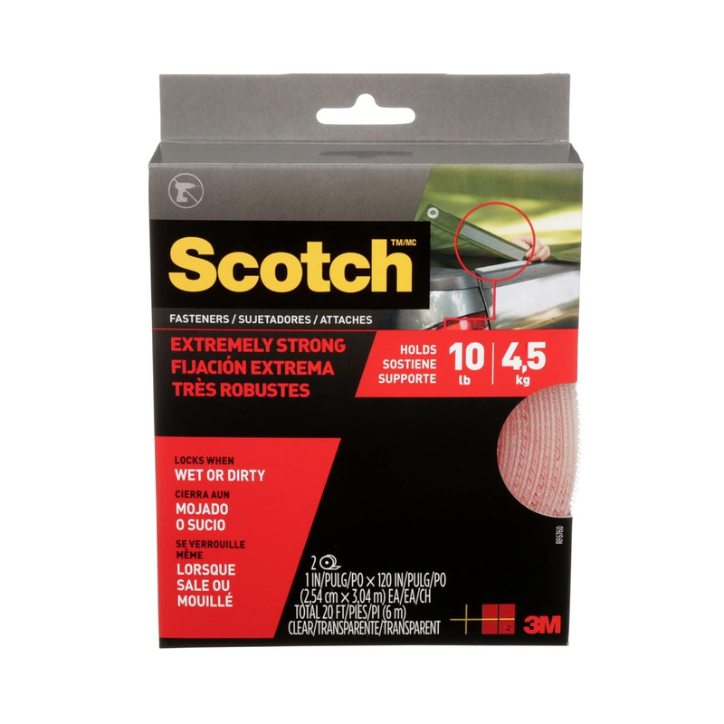 Extreme Fasteners, 1" X 10', Clear (RF6760) 2 Roll/Pack gallery