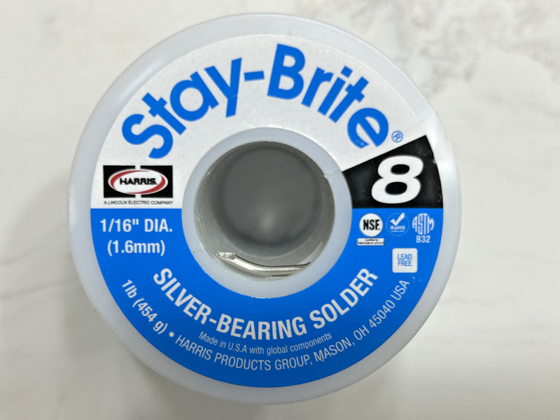 Stay-Brite#8 Silver Bearing Solder 1/16" Or 1/8" HVAC gallery