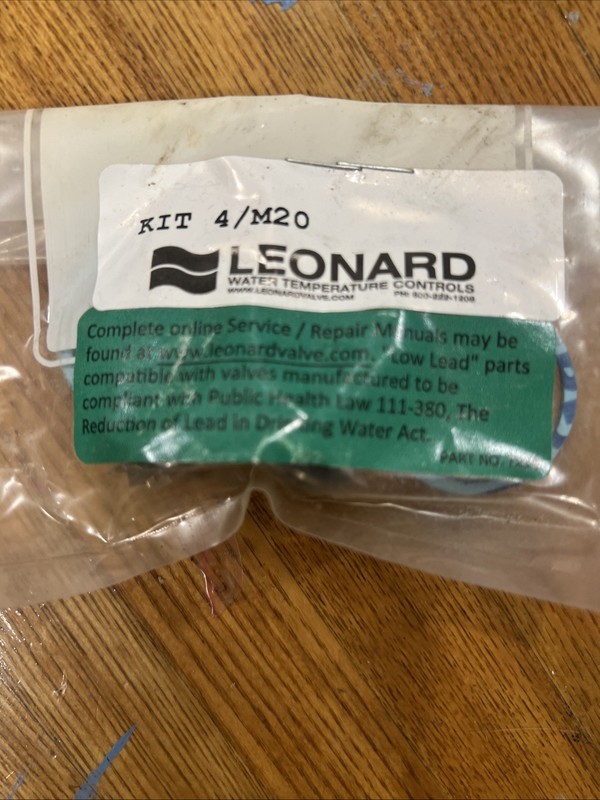 Leonard Valve Kit 4/M20 Checkstop Kit