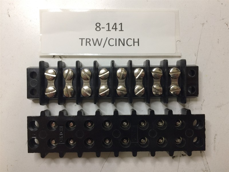 8-141 CINCH CONN BARRIER STRIP 8CIRC 4 PIECES