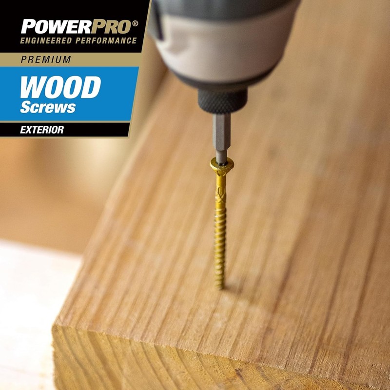 Exterior Wood Screws, x 2 Inch All-Purpose Deck Screws for Outdoor Projects, ... gallery