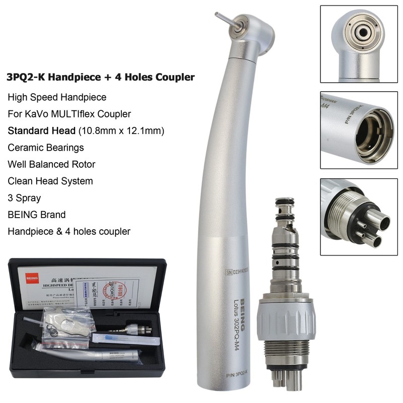 BEING COXO Dental Handpiece High Speed Fiber Optic For KaVo MULTIflex Coupler gallery