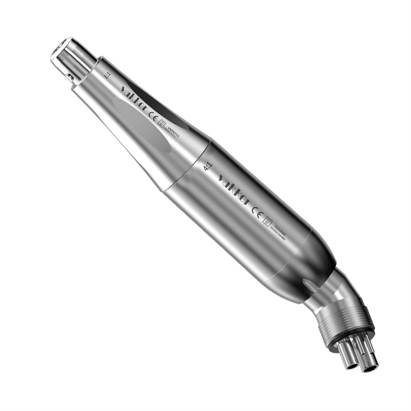 Dental Hygiene Prophy Handpiece 4 Hole 4:1 Air Motor Set +1:1 Straight Nose Cone