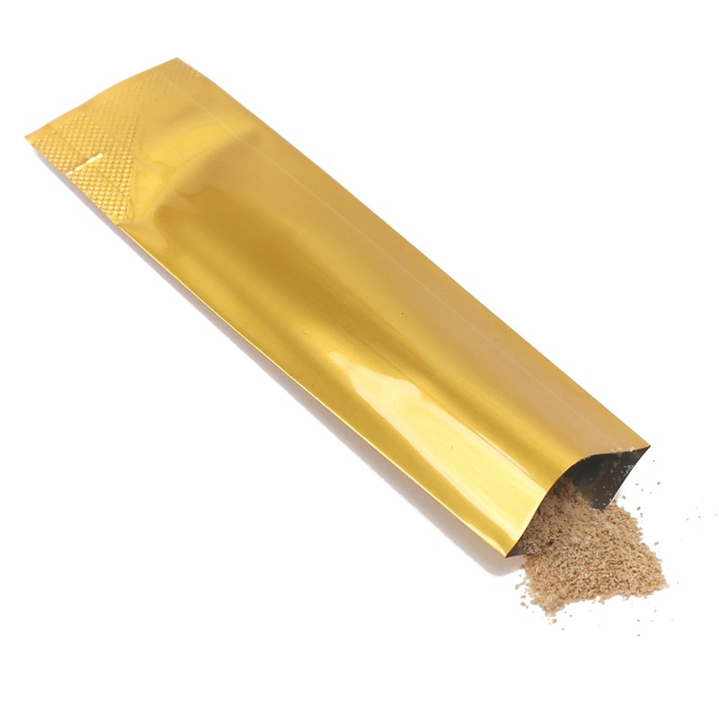 400 Single-Use Food-Safe Mylar Packets w/ Tear Notch for Powder Product 1.2x4.7" gallery