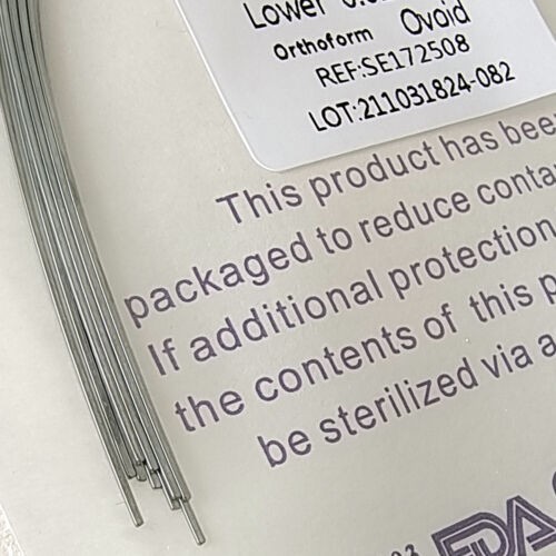 Dental Orthodontic Super Elastic Niti Round/Rectangular Arcos Arch Wires Ovoid gallery