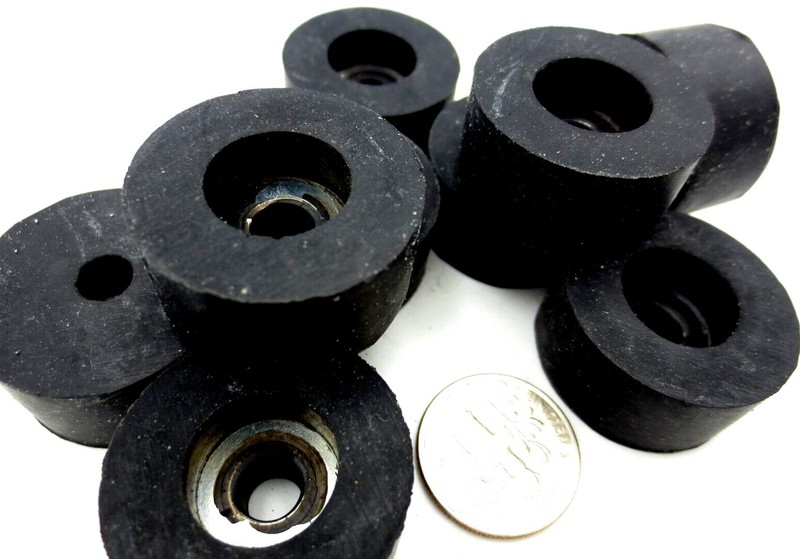 Screw on Rubber Bumper Pad Has 3/16" Screw Hole - 1" Pad, 1/2 Tall - Free Ship! gallery