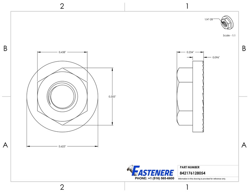 1/4-28 Stainless Steel Flange Nuts Serrated Base Lock Anti Vibration Qty 25 gallery