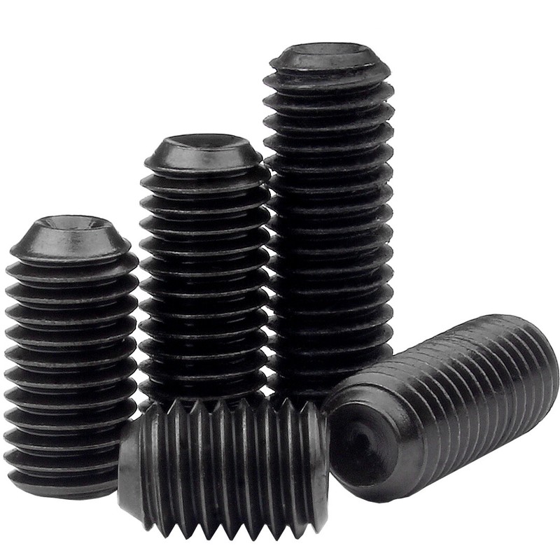 1/4-20 – Socket Set Screws Cup Point – Alloy Steel Black Oxide SAE Coarse Thread