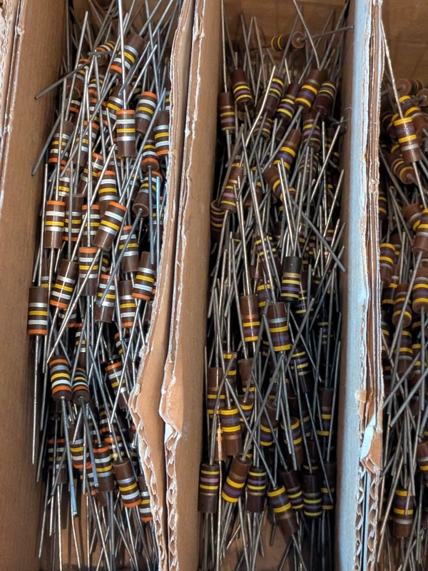 Lot of 20x 1 watt carbon comp resistors – you pick the values