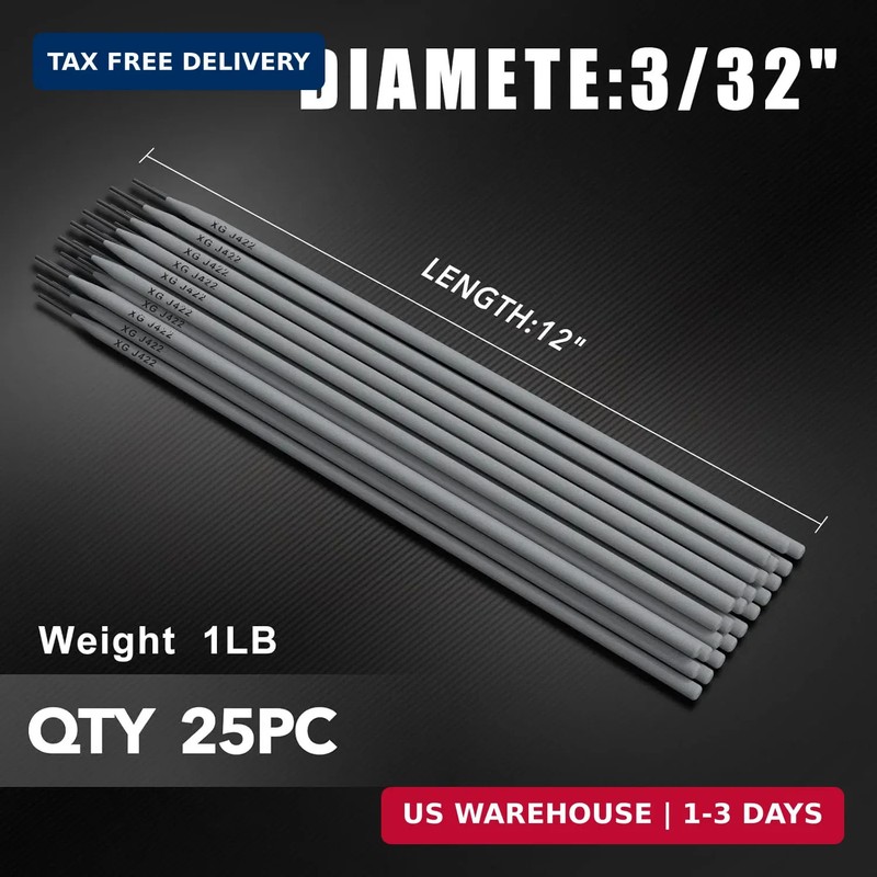 TRQWH E4303 (J422) Sticks Welding Electrode Rods 3/32"- 1/8" Carbon Steel Weldin gallery