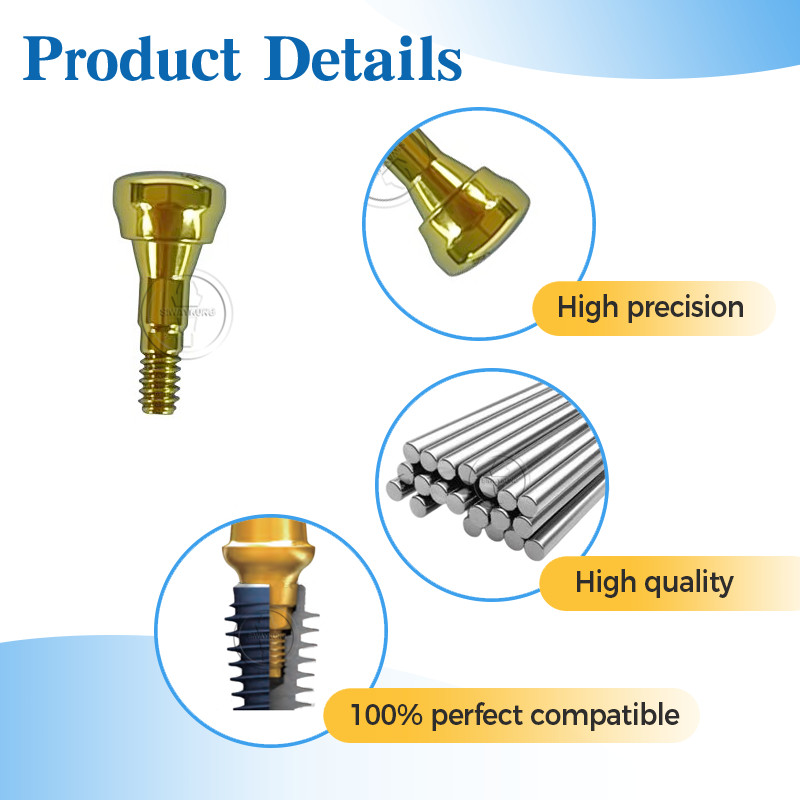 1 pcs Healing abutment healing cap fit to Megagen Blue diamond platform RC/NC gallery