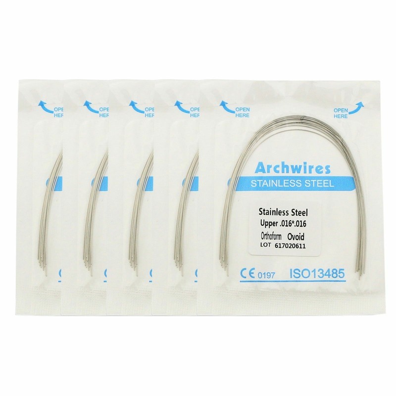 10 Pcs Dental Orthodontic Rectangular Niti/Steel/Thermal Activated Arch Wire gallery