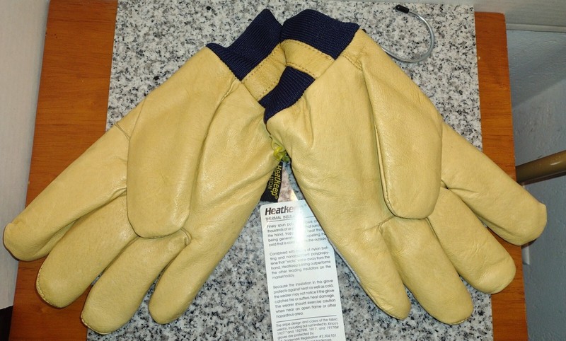 Work Gloves -Pigskin Leather. Warm Winter Thermal HeatKeep Kinco 1927KW. NEW gallery