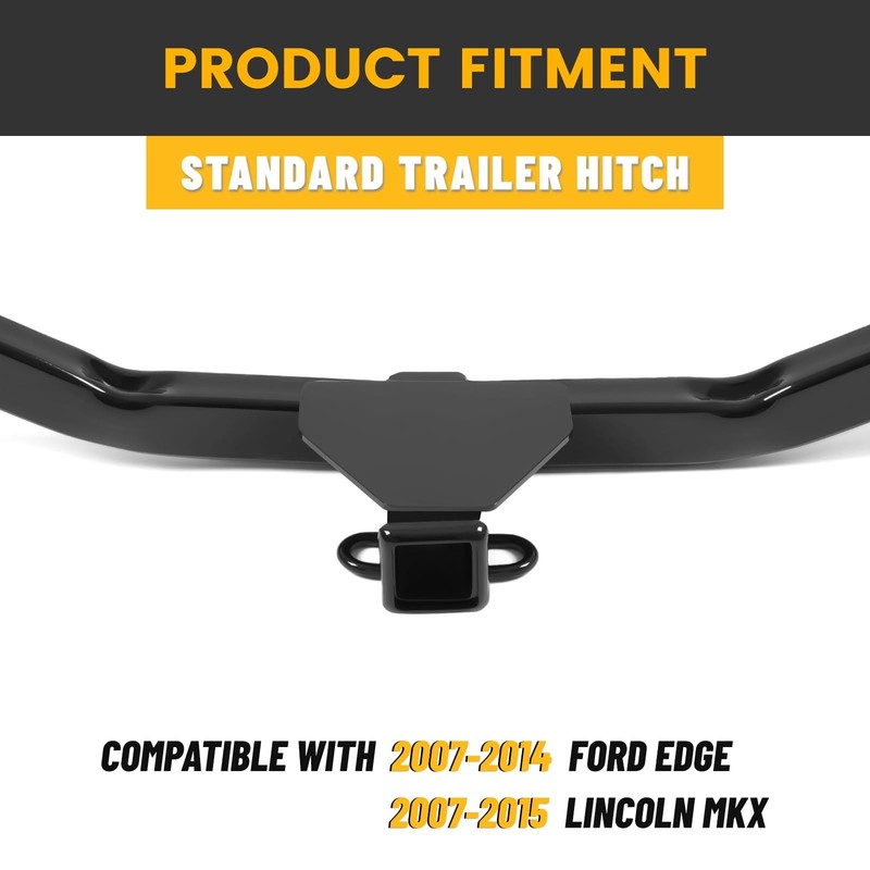 Class 3 Trailer Hitch 2-Inch Receiver 2007-2014 Ford Edge 2007-2015 Lincoln MKX gallery