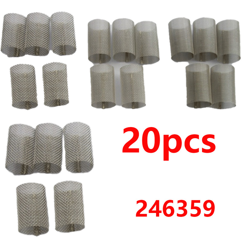 20Pcs Aftermarket Filter Screens, 80 Mesh for Fusion Air Purge AP CS Gun 246359