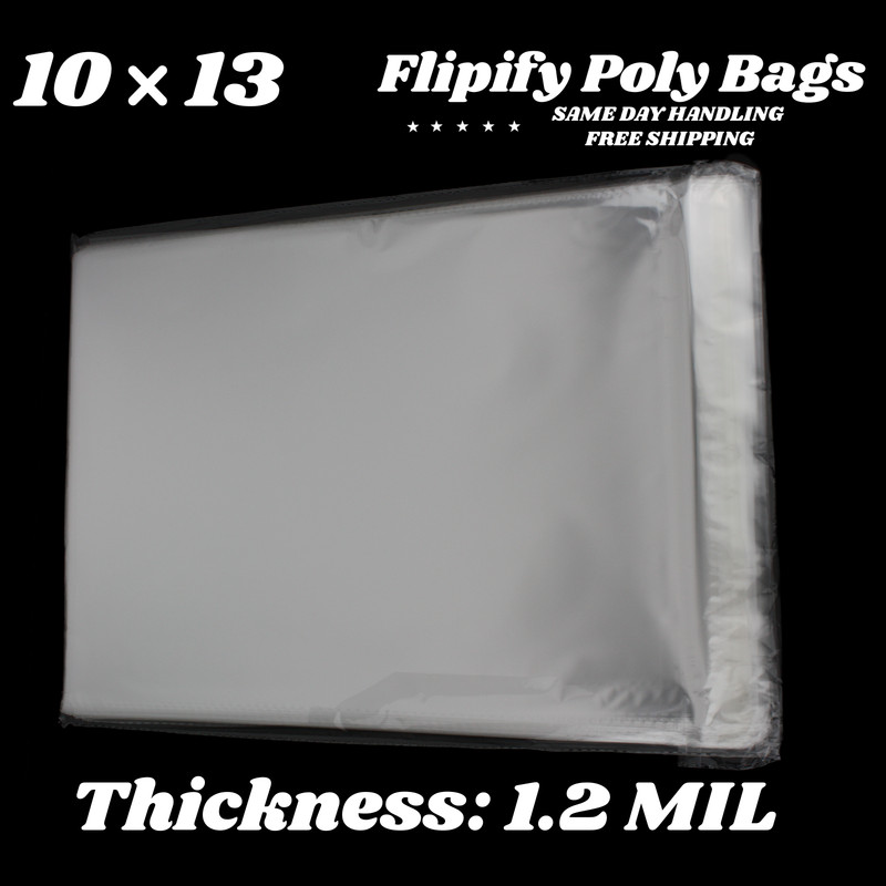 10x13 Clear Resealable T-Shirt/Apparel Self Seal Lip Tape Poly Plastic bags gallery