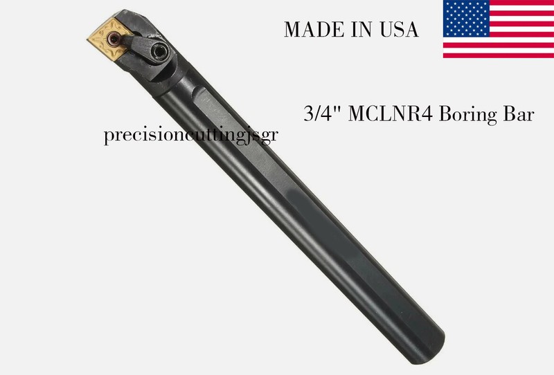 3/4″ SHANK X10″ LONG INDEXABLE BORING BAR S12M CLNR4 For CNMG43 Carbide Inserts