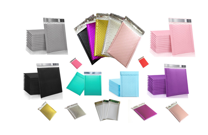 ANY COLOR POLY BUBBLE MAILERS SHIPPING MAILING PADDED BAGS ENVELOPES