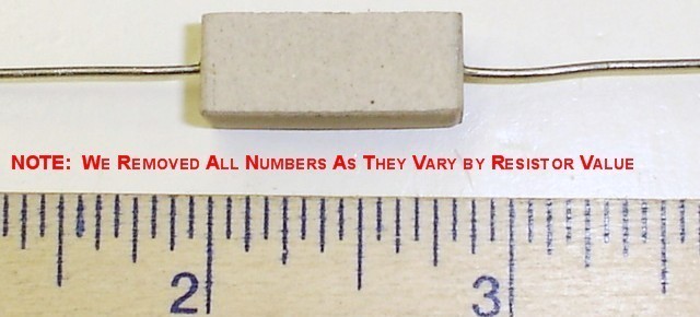 5 x 62 Ohm 5 Watt 5% Wire Wound Cermet Sandblock Resistor Free US Shipper