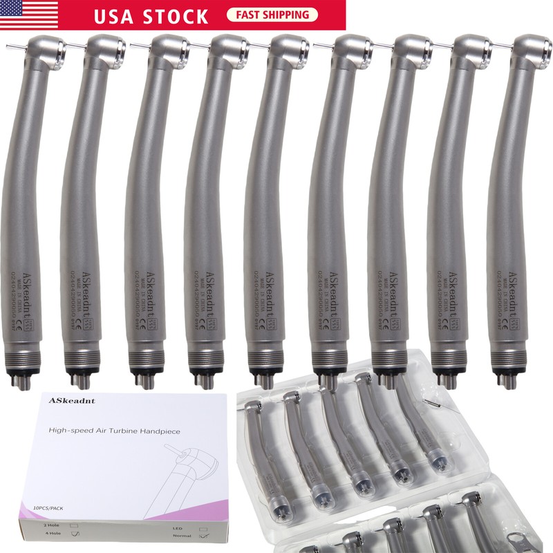 1/10PCS Dental High Speed Push Button Handpiece 4 Hole Midwest fit NSK PANA MAX gallery