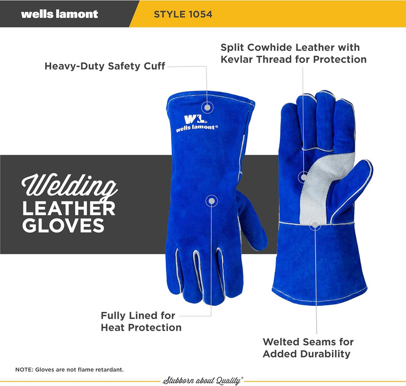 Guantes De Cuero Para Soldadura Resistentes Talla Extra Grande Comodos gallery