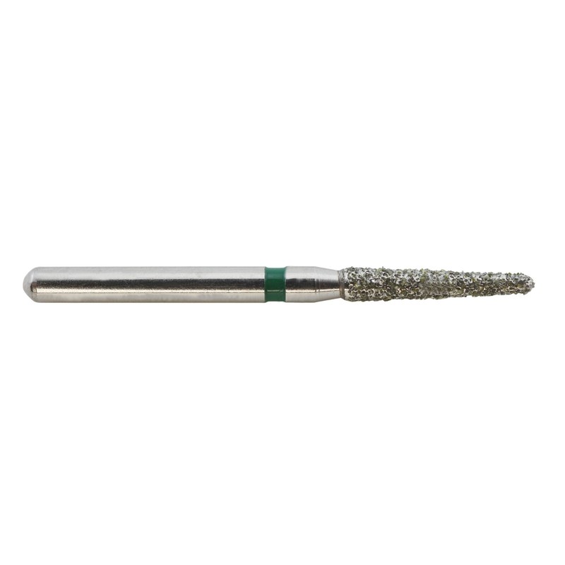 Dental Diamond Bur FG 856/016C Round End Taper Coarse Grit Green High Speed Bur gallery