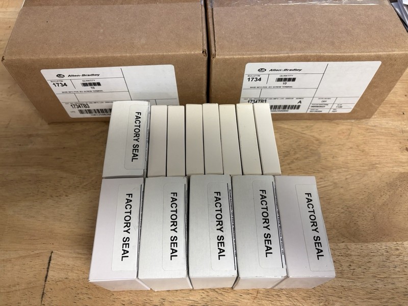 Allen Bradley IO LOT 1734-IB8S, 1734-OB8S, 1734-IB8, 1734-OB8, 1734-TB3 All New
