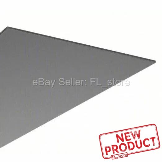 1/16" Thick Black Plastic Sheet High Density Polyethylene 24" L X 24" W HDPE NEW gallery