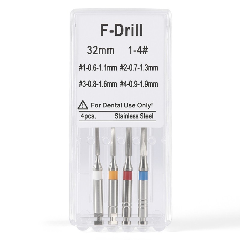 AZDENT Dental Endodontic F Drill Reamers Endo Root Fiber Post Drills Reamer 32mm gallery