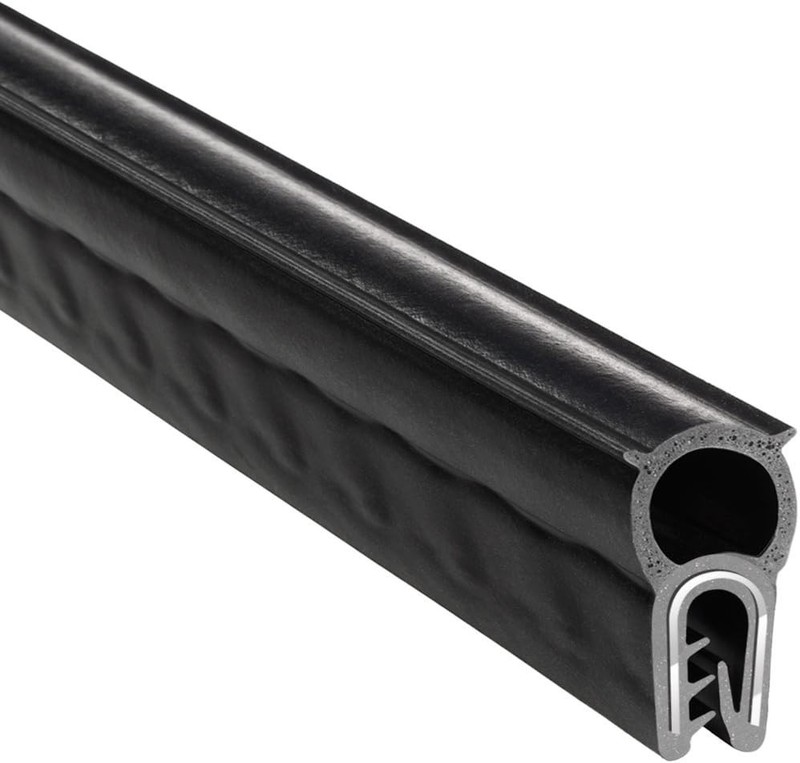Trim-Lok DDA2513-328 Black Vinyl Seal 328 Ft L, 7/16 In W, 7/8 In H