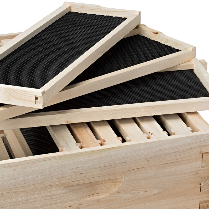 Beehive 20 Frame Complete Box Kit (10 Deep-10 Medium) Langstroth Beekeeping gallery