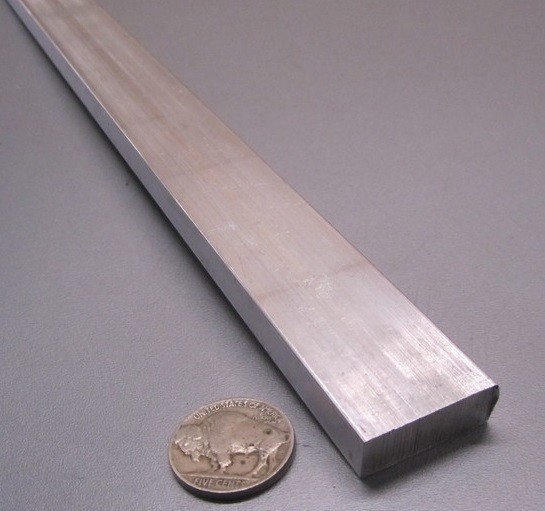 6063 T5 Aluminum Bar, 3/8" (.375") Thick x 1.0" Wide x 48" Length gallery