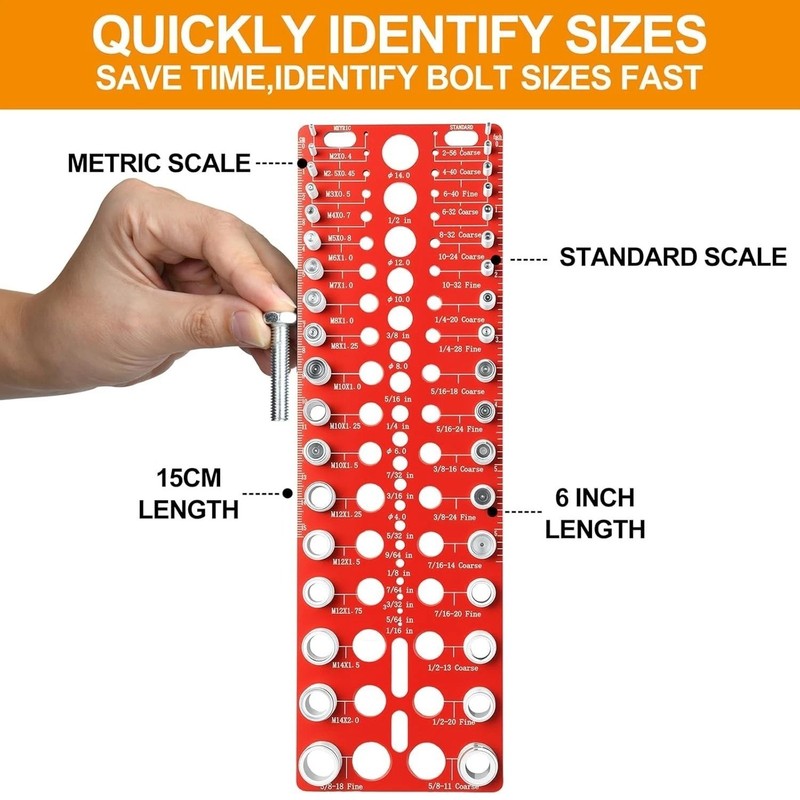 55 Nut and Bolt Thread Checker Thread Checker Standard and Metric gallery