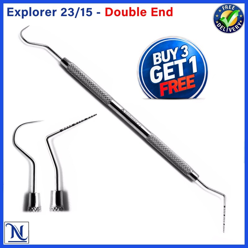 Dental Explorer 23 / UNC 15 Periodontal Probe – Double Ended Diagnostic Tool CE