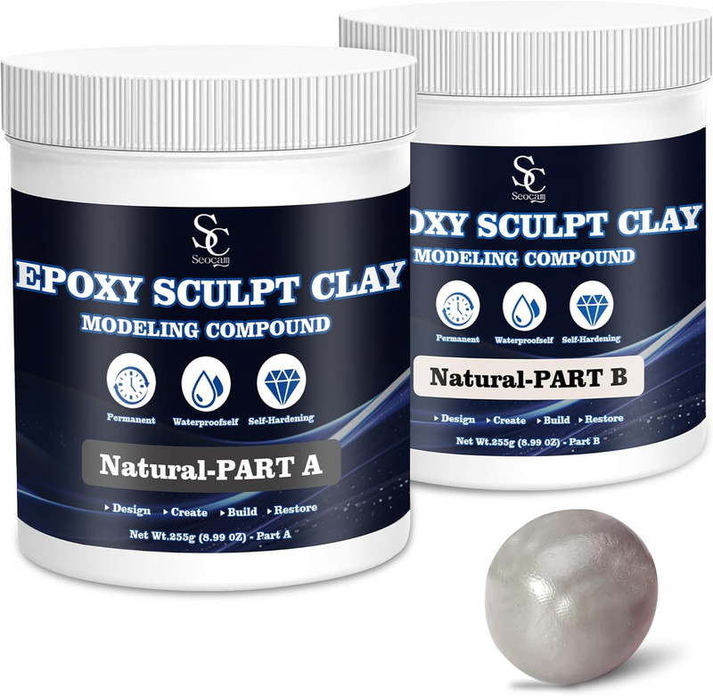 Epoxy Putty Sculpt Clay, 2 Part a & B for Sculpting, Modeling, Building, and Rep